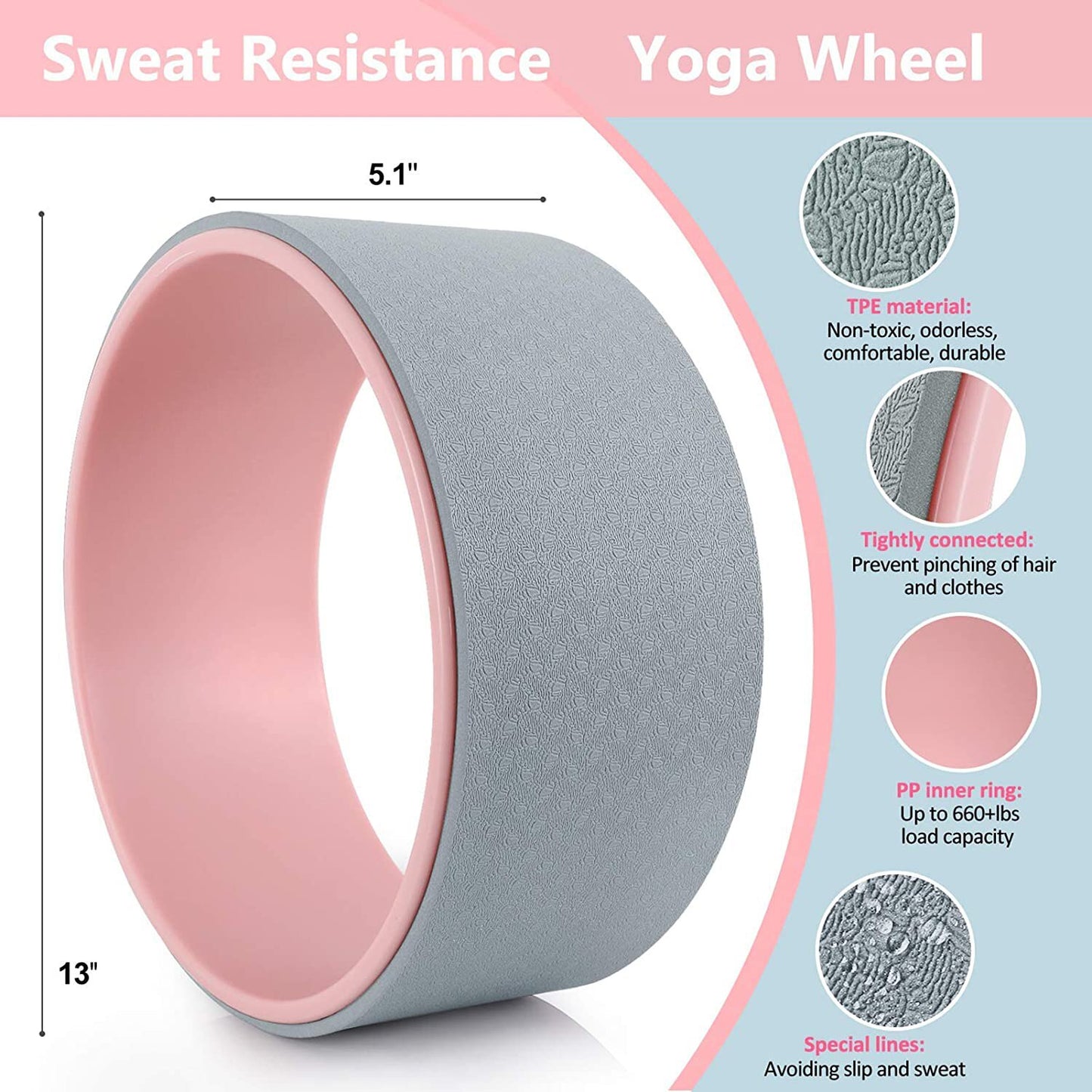 Two-Tone Yoga Wheel